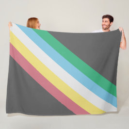 Markering van gehandicaptenrechten fleece deken