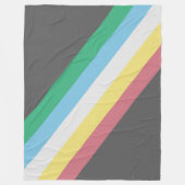 Markering van gehandicaptenrechten fleece deken (Voorkant)