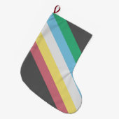 Markering van gehandicaptenrechten grote kerstsok (Voorkant (Hangend))