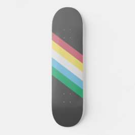 Markering van gehandicaptenrechten persoonlijk skateboard
