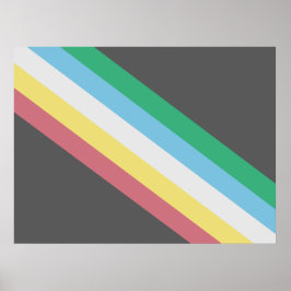 Markering van gehandicaptenrechten poster