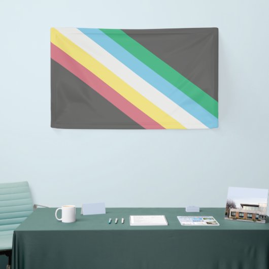 Markering van gehandicaptenrechten spandoek (Beurs)