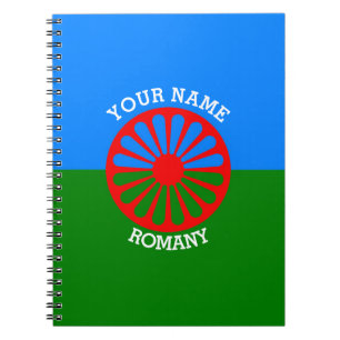 Markering van gepersonaliseerde officiële Roma-zig Notitieboek
