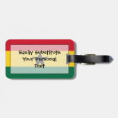 Markering van Ghana Easy ID Personal Bagagelabel (Achterkant horizontaal)