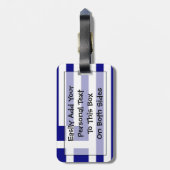 Markering van Griekenland - Easy ID Personal Bagagelabel (Achterkant verticaal)