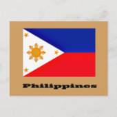 Markering van het aangepaste Filippijnse ontwerp Briefkaart (Voorkant)