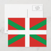 Markering van het Baskische Briefkaart (Voorkant / Achterkant)