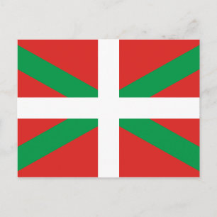 Markering van het Baskische Briefkaart