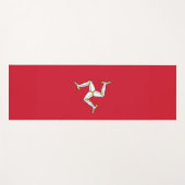 Markering van het eiland Man/Manx Yogamat (Voorkant (horizontaal))