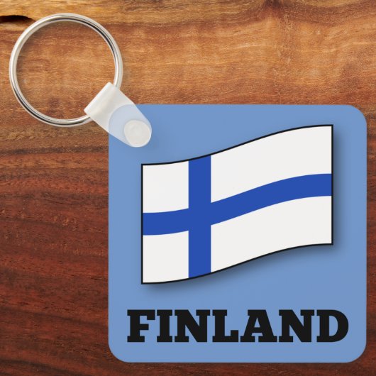 Markering van het Finse model Sleutelhanger (Voorkant)
