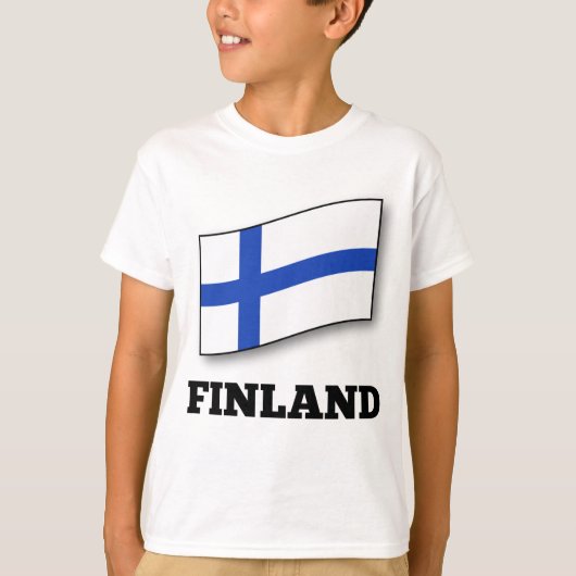 Markering van het Finse model T-shirt (Voorkant)