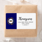 Markering van het Kentucky Return Label (Insitu)