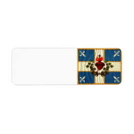 Markering van het label Sacred Heart Return