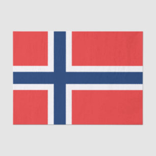 Markering van het Noorse weefselpapier Tissuepapier