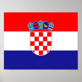 Markering van het Poster Kroatië