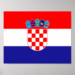 Markering van het Poster Kroatië