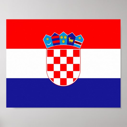 Markering van het Poster Kroatië (Voorkant)