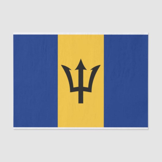 Markering van het weefselpapier van Barbados Tissuepapier (Voorkant)