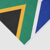 Markering van het Zuid-Afrikaanse weefseldocument Tissuepapier (Detail)