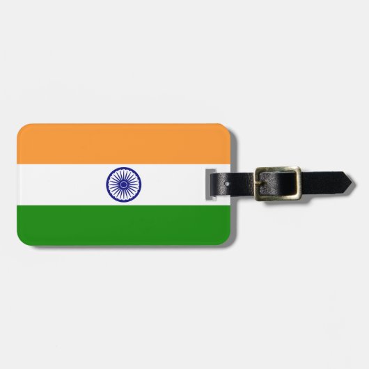 Markering van India Bagagelabel (Voorkant horizontaal)