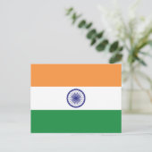 Markering van India Briefkaart (Staand voorkant)