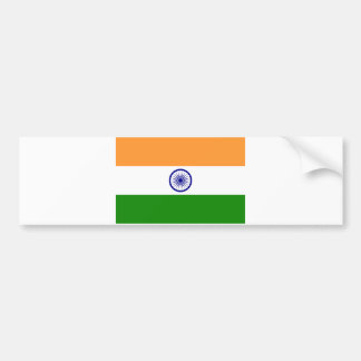 Markering van India Bumpersticker