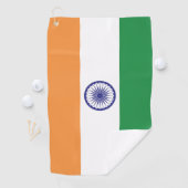 Markering van India Golfhanddoek (Insitu)