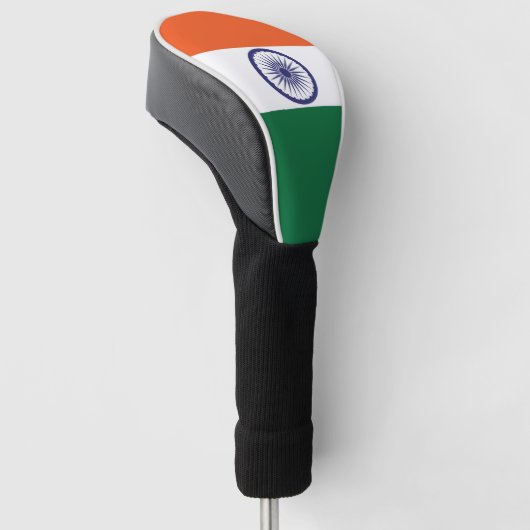 Markering van India Golfheadcover (Schuin)