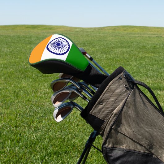 Markering van India Golfheadcover (Insitu)