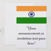 Markering van India Kaart (Voorkant / Achterkant)