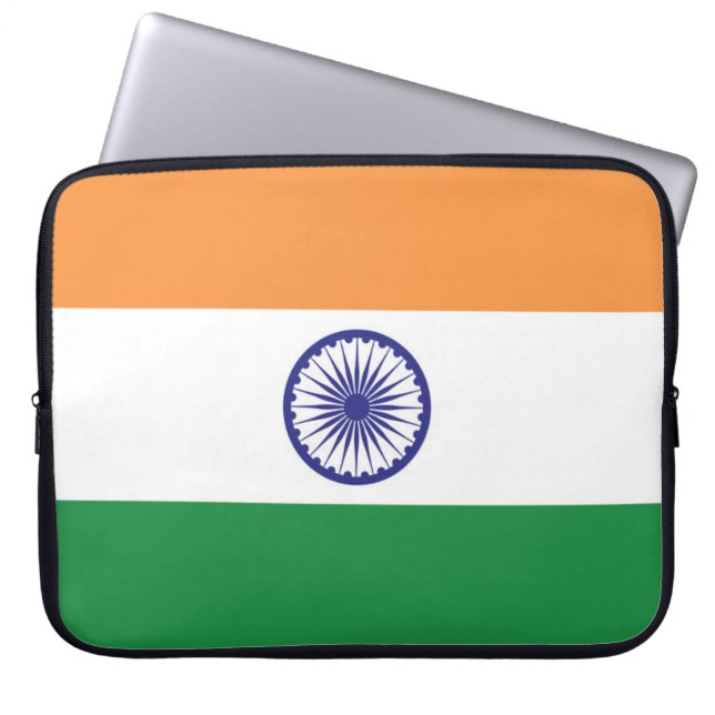 Markering van India Laptop Sleeve (Voorkant)