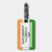 Markering van India Personal Easy ID Bagagelabel (Achterkant verticaal)