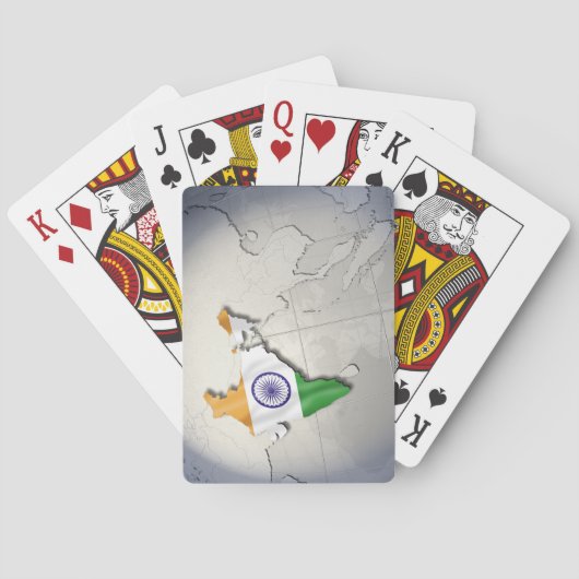 Markering van India Pokerkaarten (Achterkant)