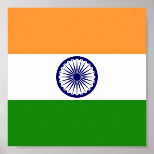 Markering van India Poster11x11 Poster (Voorkant)