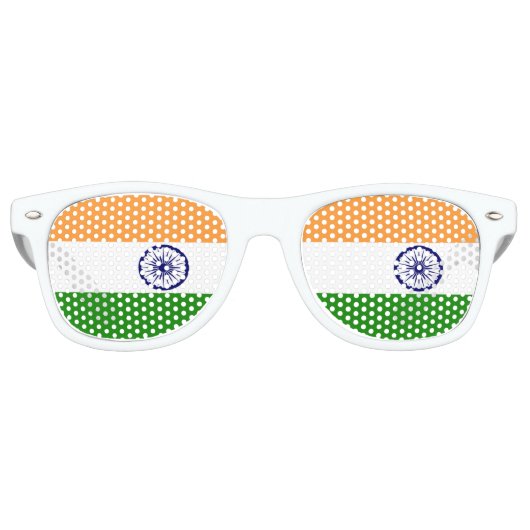 Markering van India Retro Zonnebril (Voorkant)