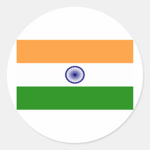 Markering van India Ronde Sticker