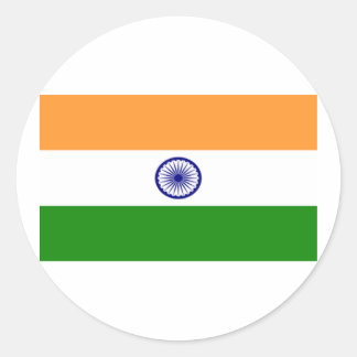 Markering van India Ronde Sticker