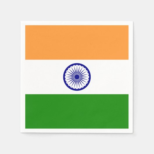 Markering van India Servet (Voorkant)