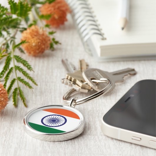 Markering van India Sleutelhanger (Zijkant)