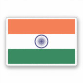 Markering van India Sticker (Voorkant)