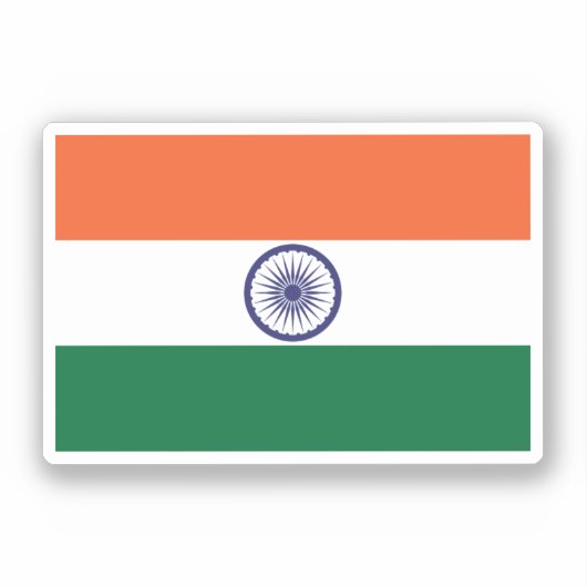 Markering van India Sticker (Voorkant)