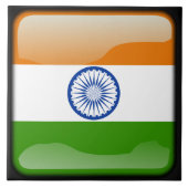 Markering van India Tegeltje (Voorkant)