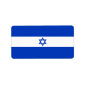 Markering van Israël Etiket (Voorkant)