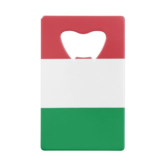 Markering van Italiaanse creditcard Fles Opener Creditkaart Flessenopener (Achterkant)