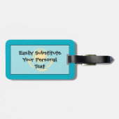 Markering van Kazachstan - Easy ID Personal Bagagelabel (Achterkant horizontaal)