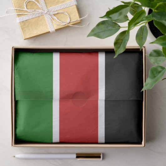 Markering van Keniaanse weefselpapier Tissuepapier (Geschenk)