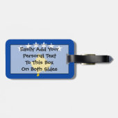 Markering van Kosovo Easy ID Personal Bagagelabel (Achterkant horizontaal)