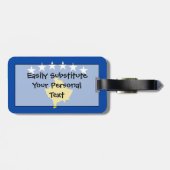Markering van Kosovo Easy ID Personal Bagagelabel (Achterkant horizontaal)