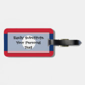 Markering van Laos Easy ID Personal Bagagelabel (Achterkant horizontaal)
