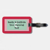 Markering van Maldiven - Easy ID Personal Bagagelabel (Achterkant horizontaal)